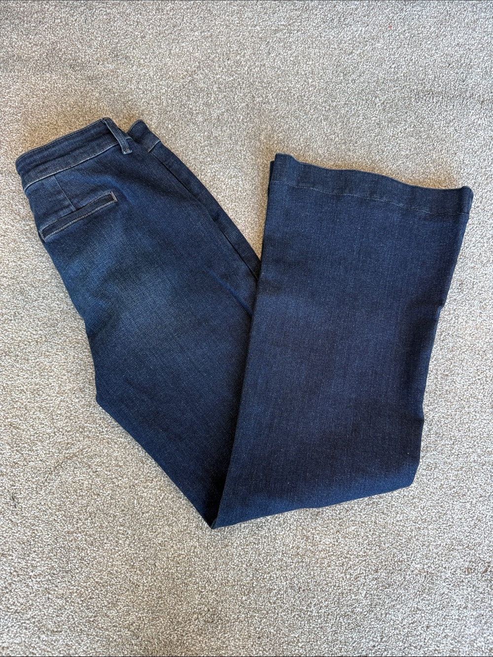 Evereve Dark Blue Women's Flare  Jeans